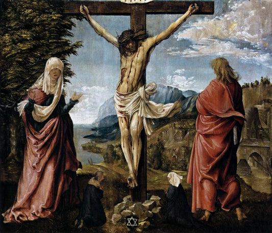Albrecht Altdorfer - Christ on the Cross between Mary and St. John