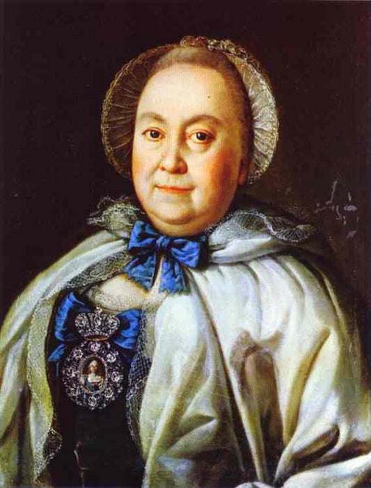Alexei Petrovich Antropov - Portrait Of Countess M. A. Rumyantzeva